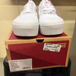 Vans True White Old Skool Stackform Sneakers NWT
